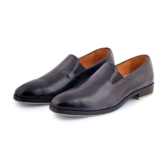 Midnight Patina Loafers (Blue Black)