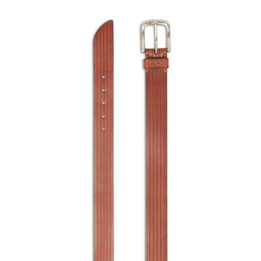 Handmade Classic Leather Belt (Brown)