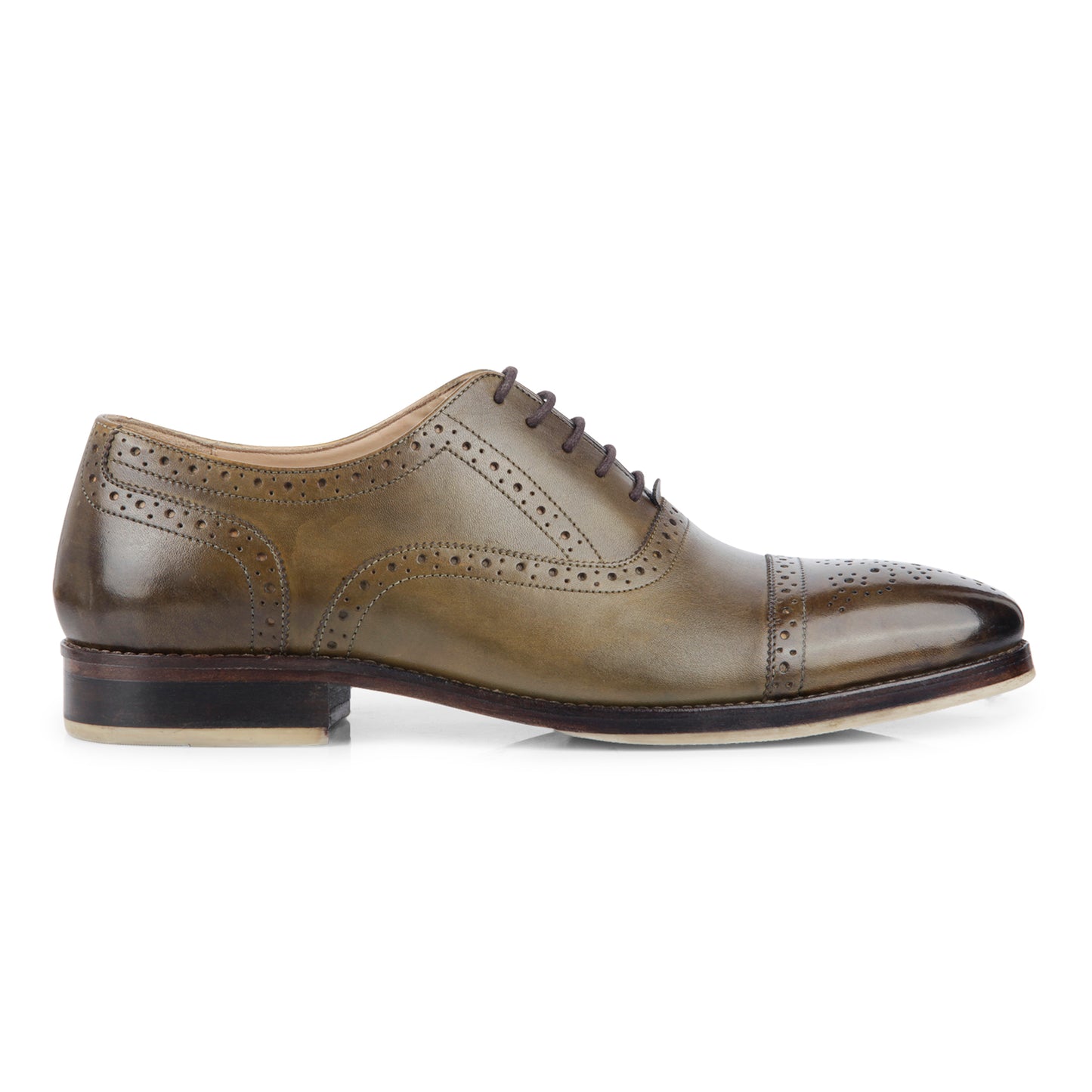 FOREST GREEN MAJESTY OXFORD SHOE
