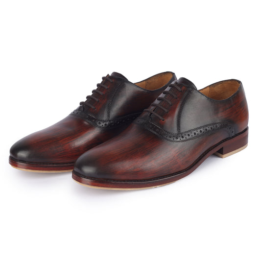 Naga Ebony Flame Brogue (Brown Black)