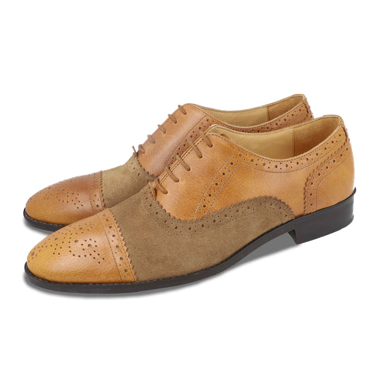 Naga Neutan Brogue Oxford Shoes