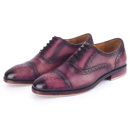 Monarch Oxford Shoes (Purple)