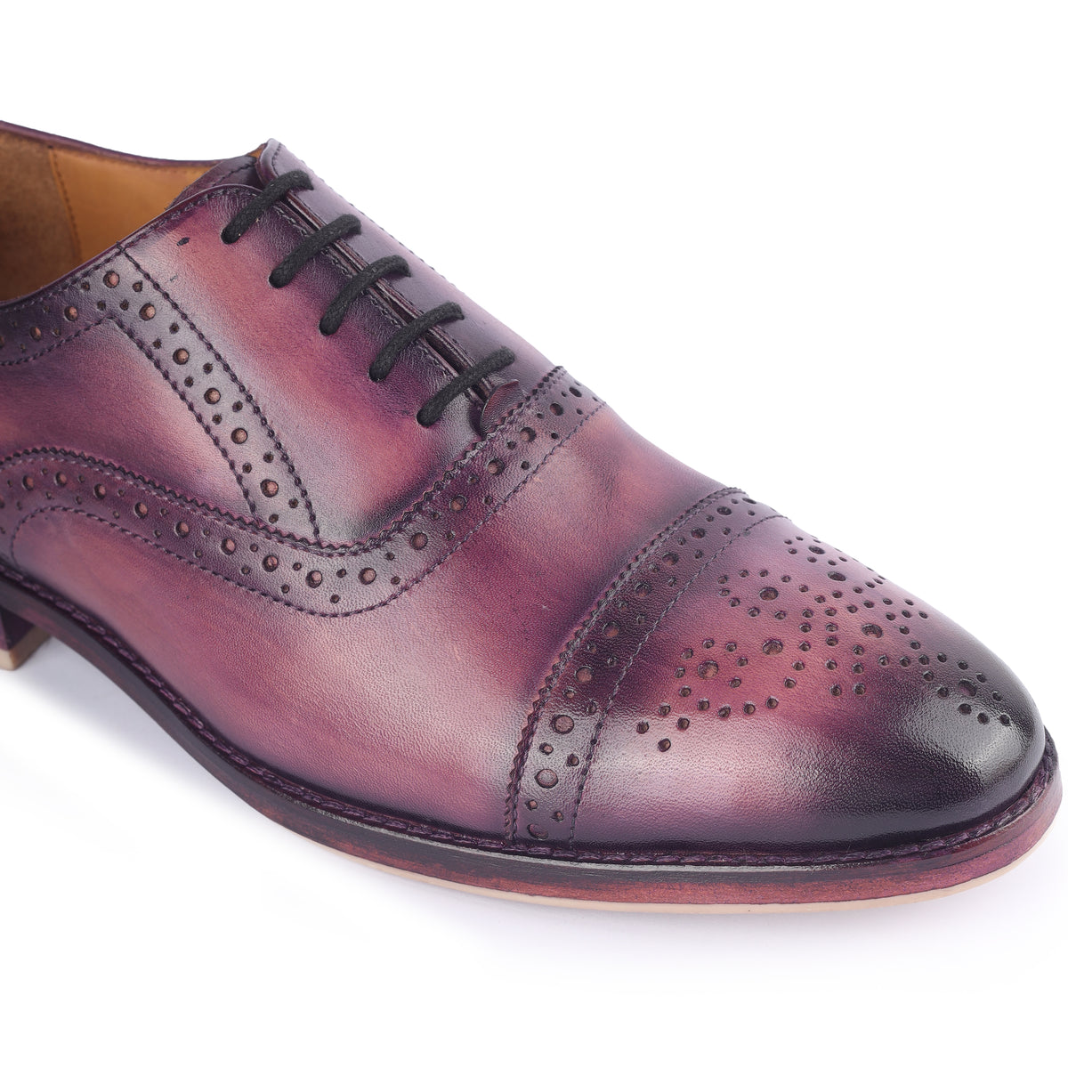 Monarch Oxford Shoes (Purple)