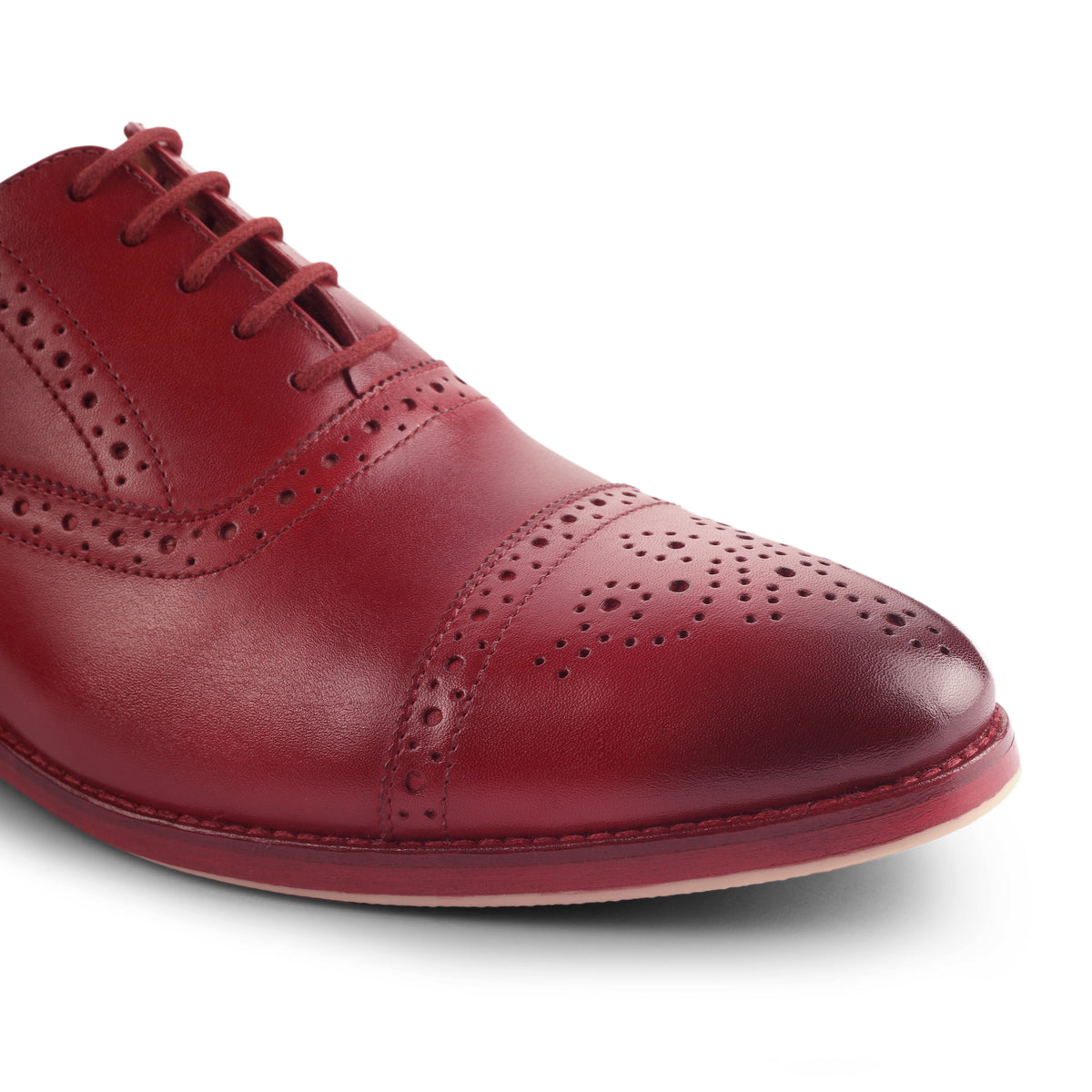 REDOX OXFORD SHOES (CRIMSON RED)