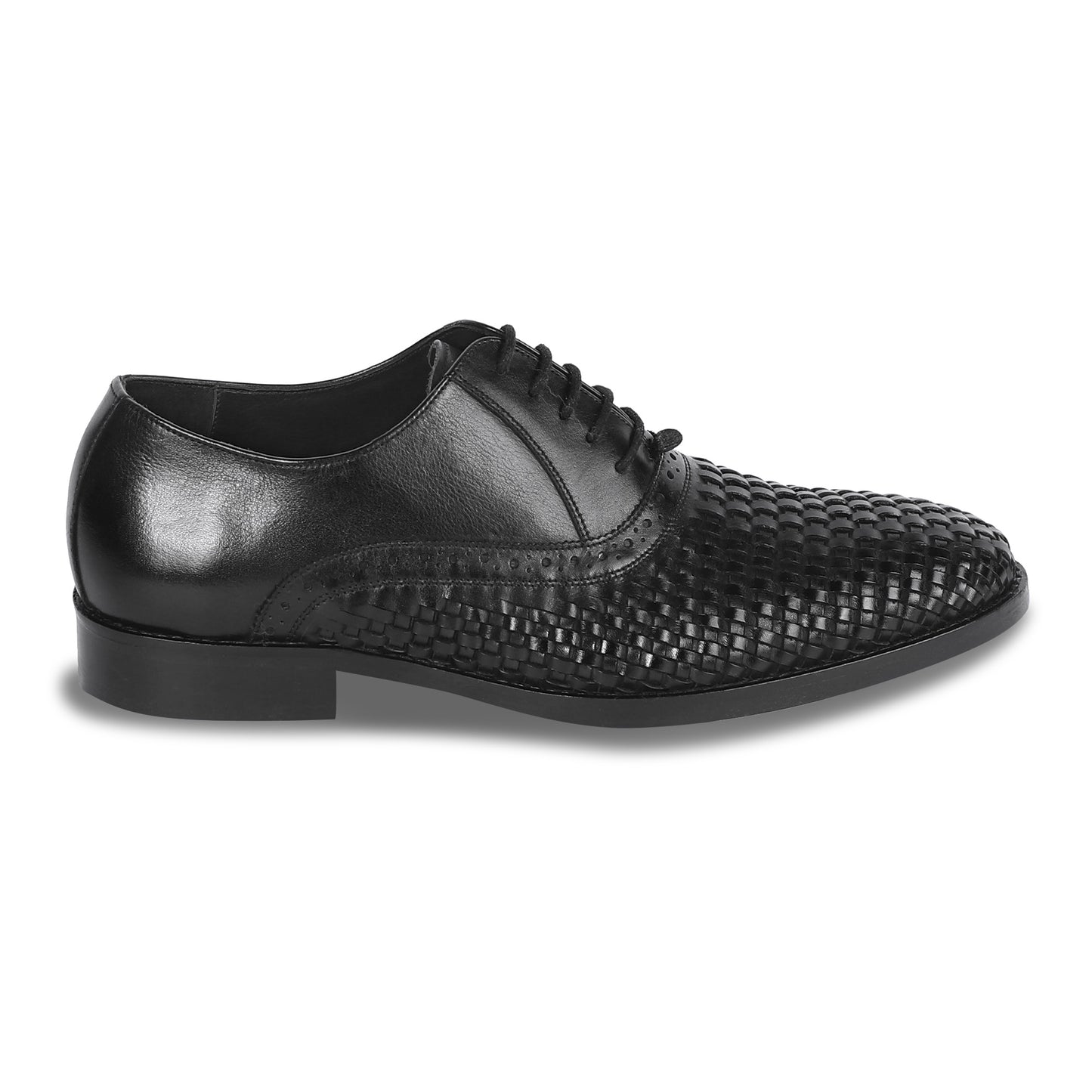 CRAFTSMAN’S LACE OXFORD SHOES (BLACK)