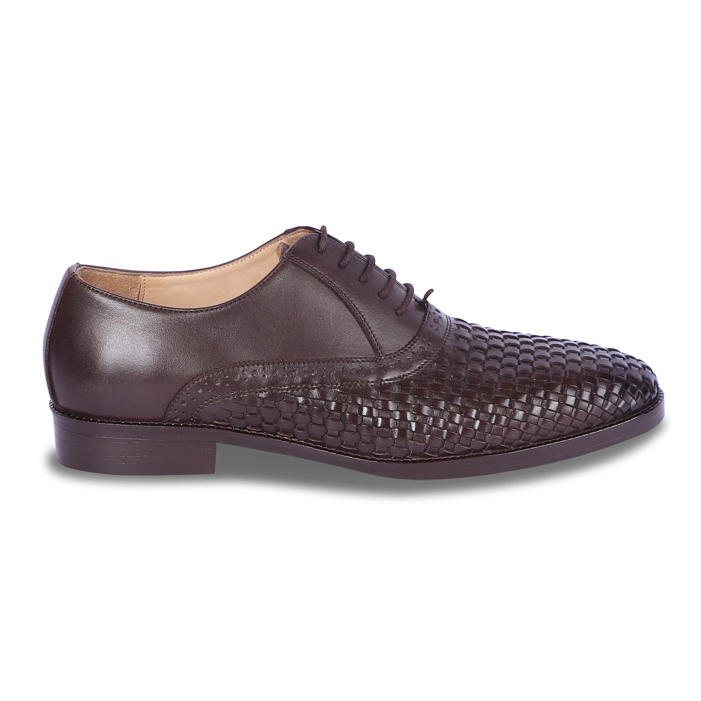 CRAFTSMAN’S LACE OXFORD SHOES (BROWN)