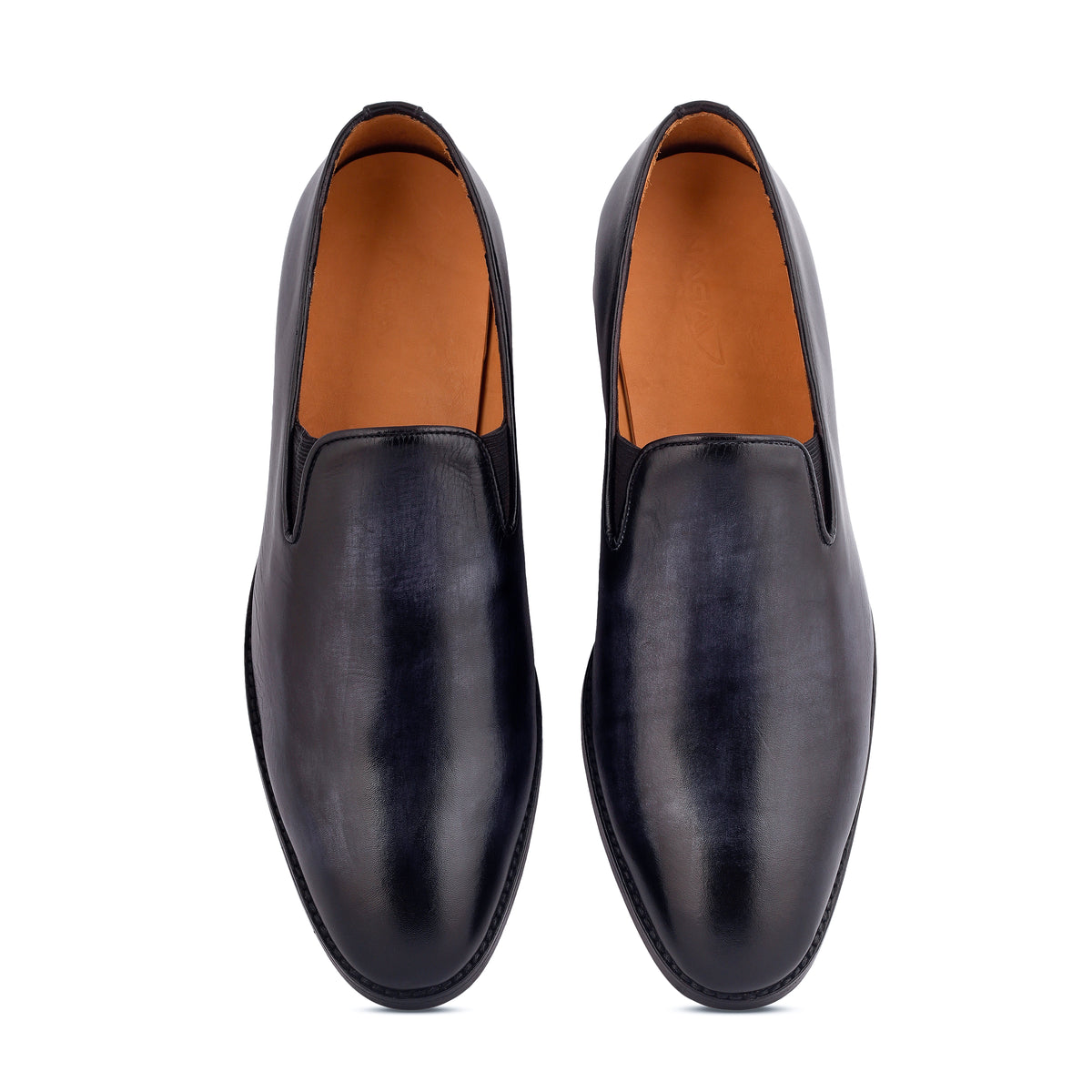 Midnight Patina Loafers (Blue Black)