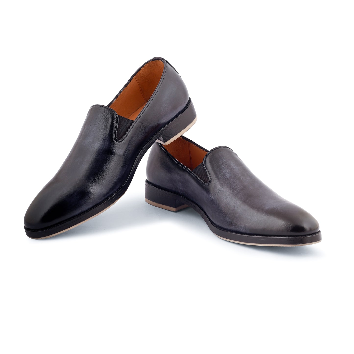 Midnight Patina Loafers (Blue Black)