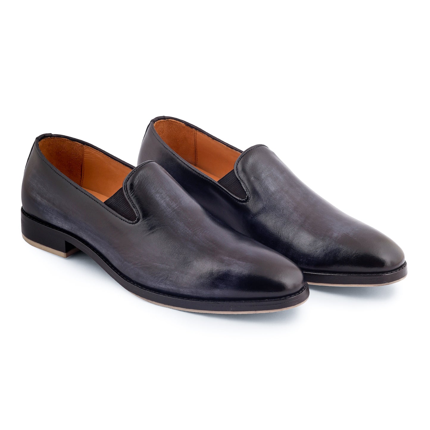 Midnight Patina Loafers (Blue Black)