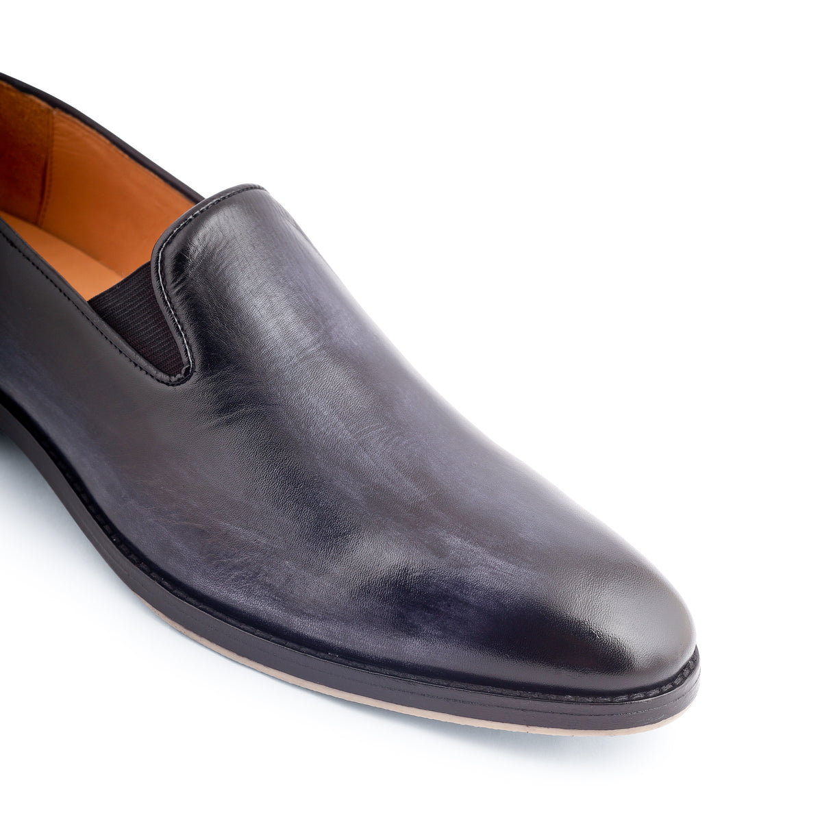 Midnight Patina Loafers (Blue Black)