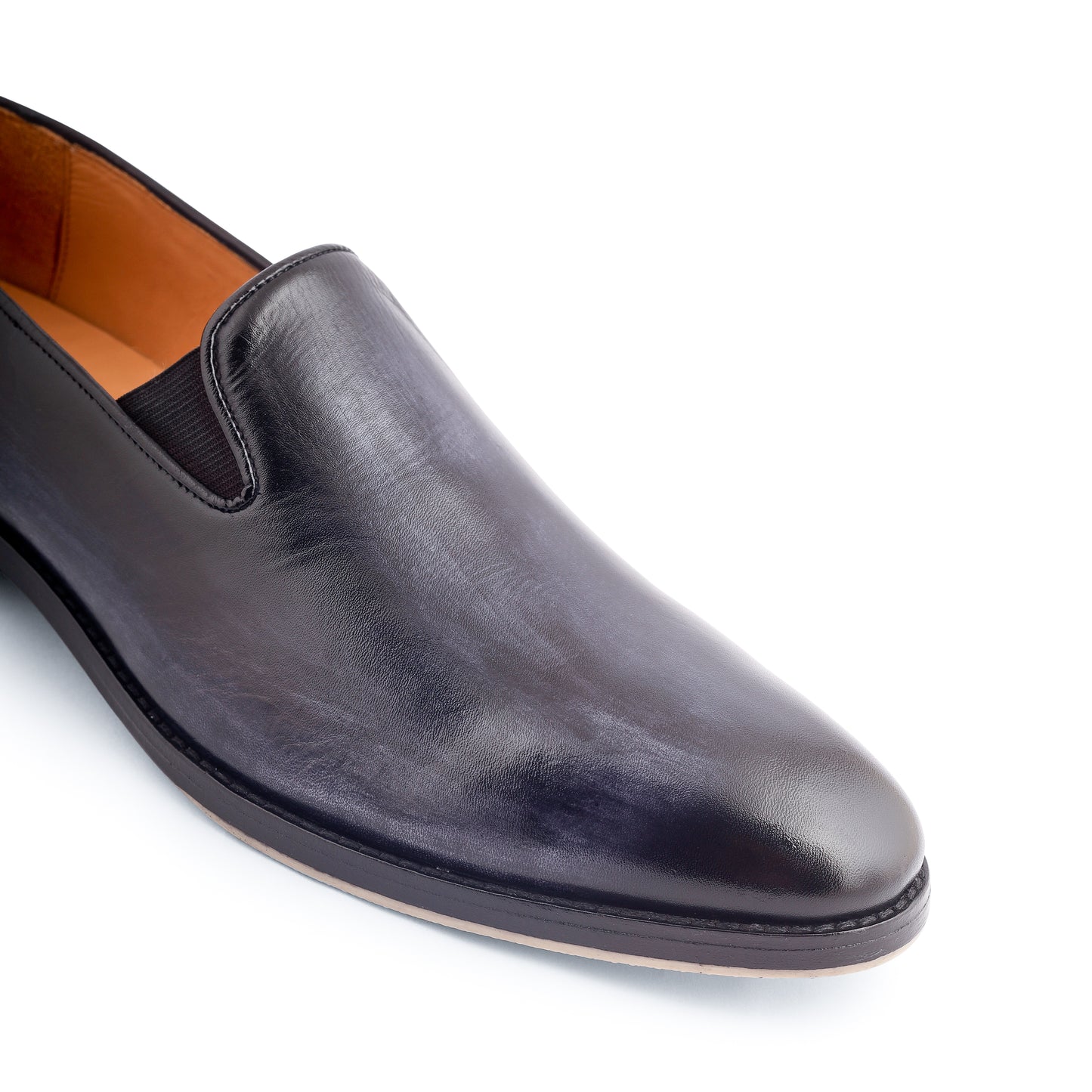 Midnight Patina Loafers (Blue Black)