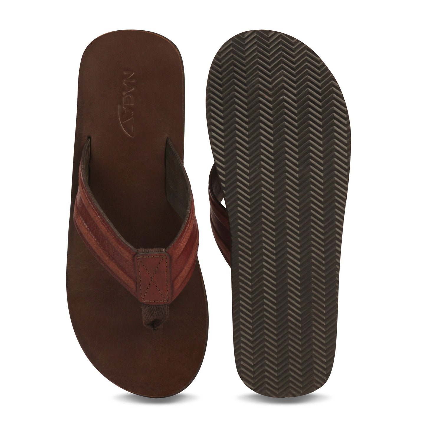 NAGA WANDERLUST FLIPFLOPS (BROWN)