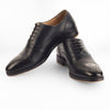 CROWNED BROGUE OXFORD SHOE (BLACK)