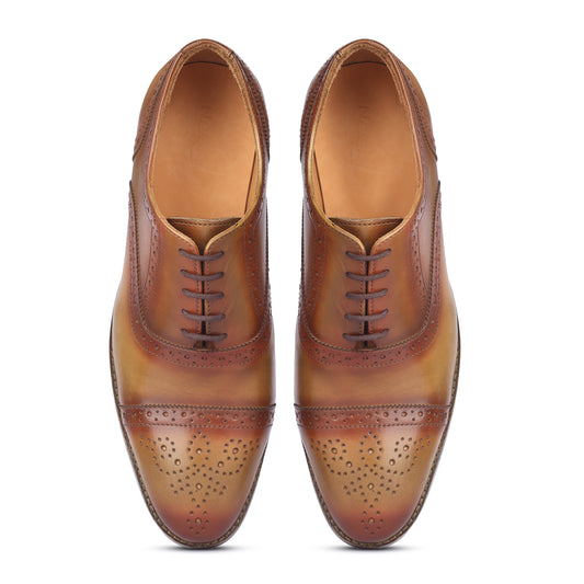Monaco Brogue Oxford Shoe