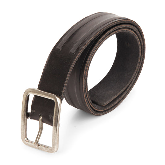 Handmade Black Casual Leather Belt