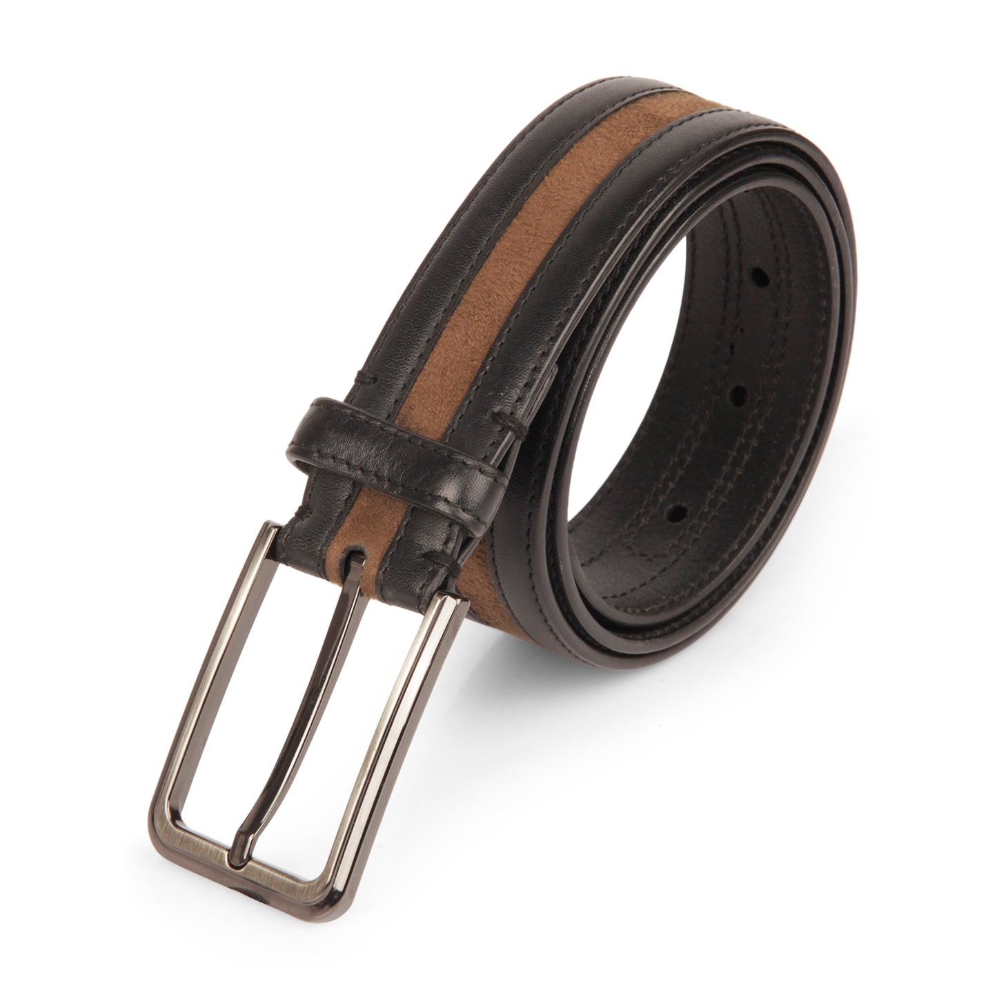 Handmade Black Semi Formal Leather Belt