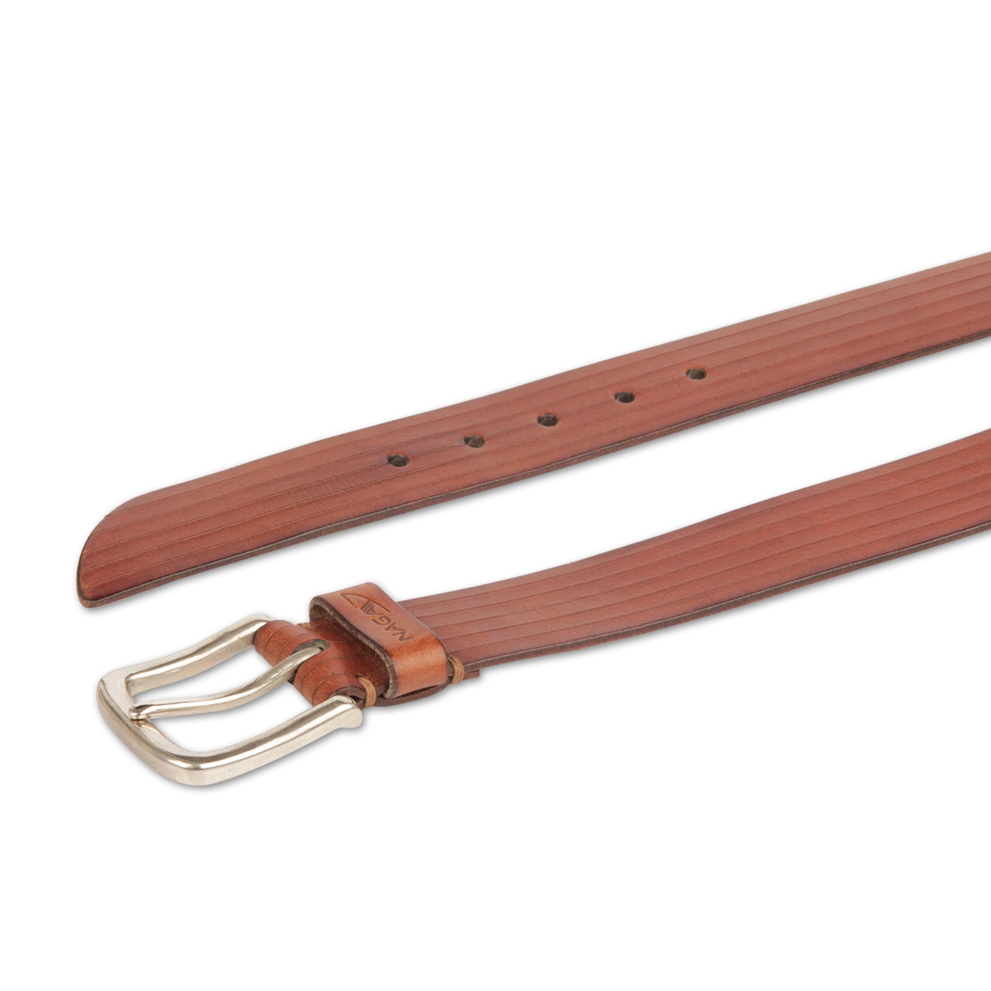 Handmade Classic Leather Belt (Brown)