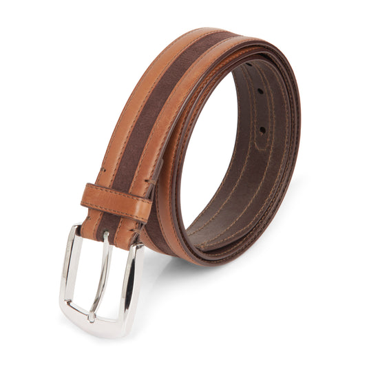 Handmade Light Brown Semi Formal Leather Belt