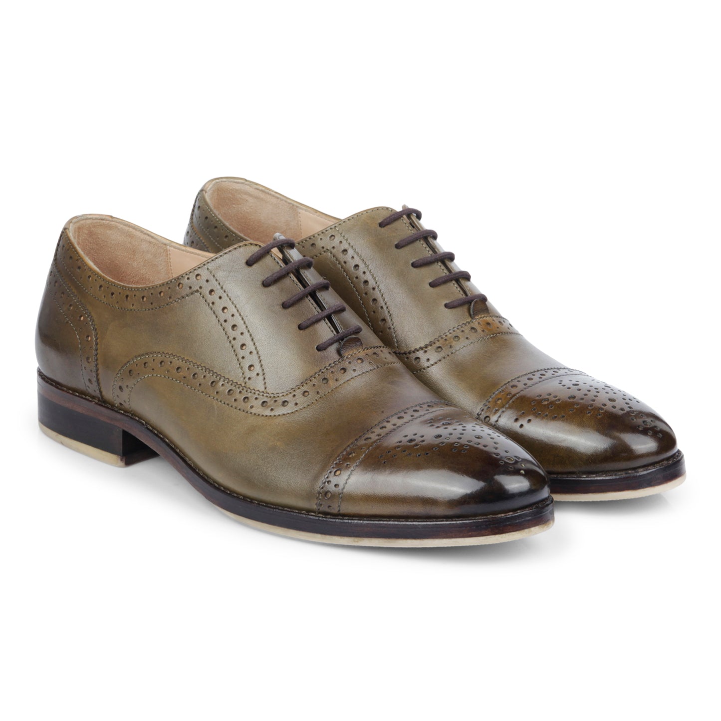 FOREST GREEN MAJESTY OXFORD SHOE