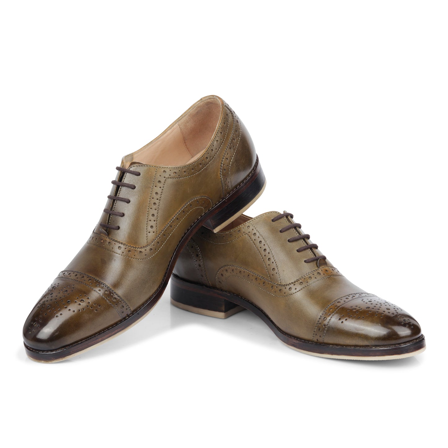 FOREST GREEN MAJESTY OXFORD SHOE