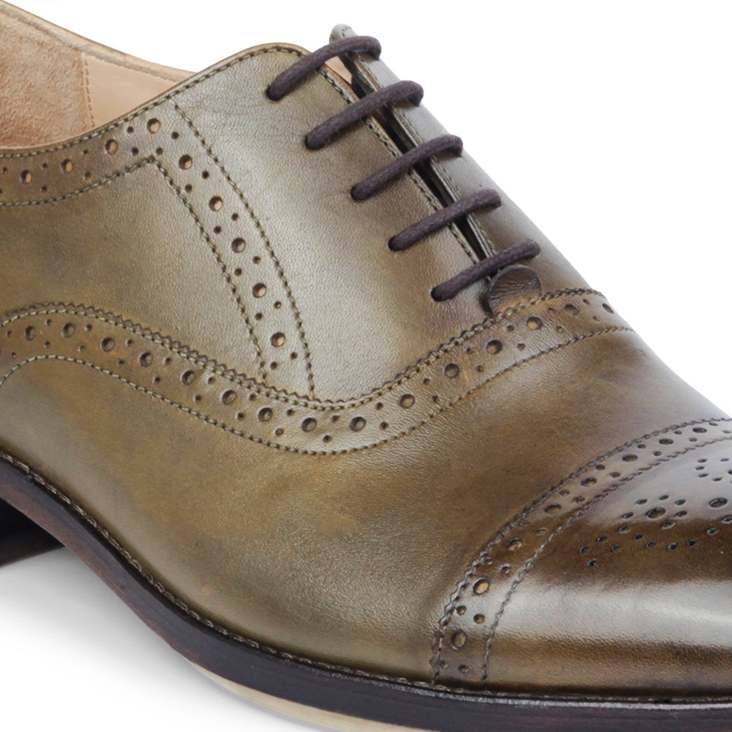 FOREST GREEN MAJESTY OXFORD SHOE