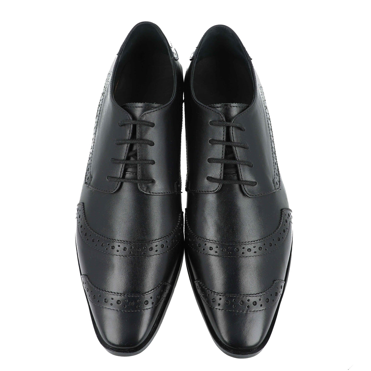 Naga Binary Cap Toe Brogue Derby Shoes