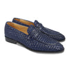 Naga Debonair Blue Handweaved Slipon Shoe