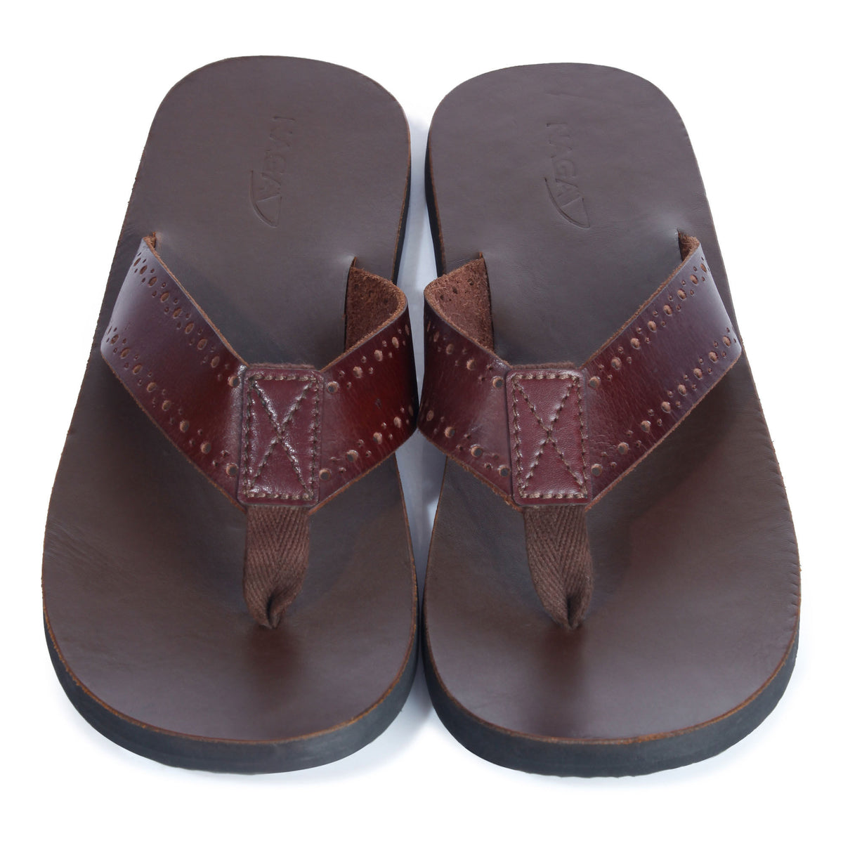 NAGA MONET FLIPFLOPS (BROWN)