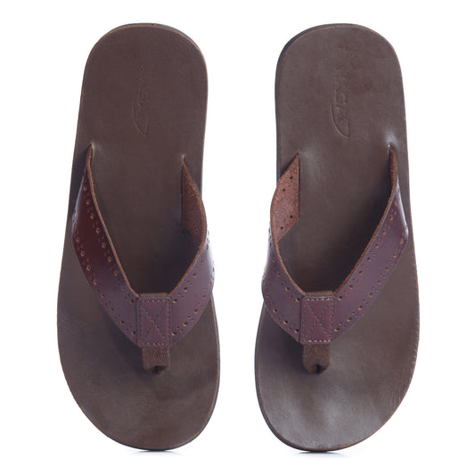 NAGA MONET FLIPFLOPS (BROWN)