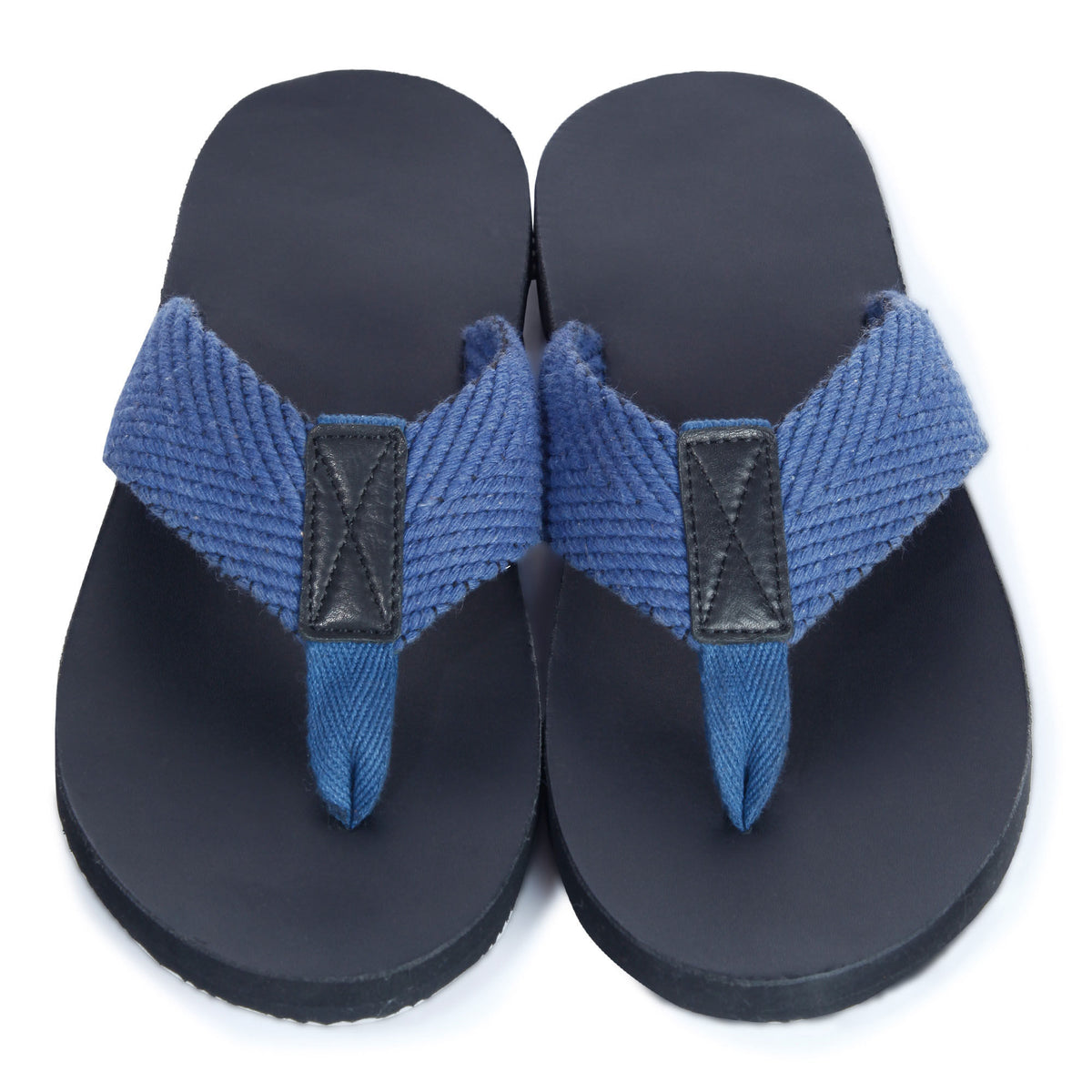 NAGA CROSS-CONTINENT FLIPFLOPS (BLACK-BLUE)