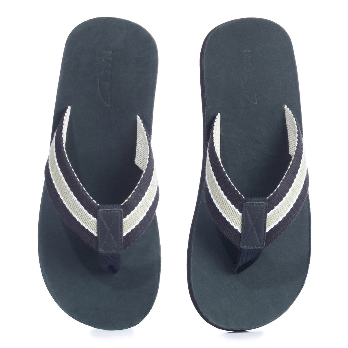 NAGA CROSS-CONTINENT FLIPFLOPS (BLACK-OFF WHITE)