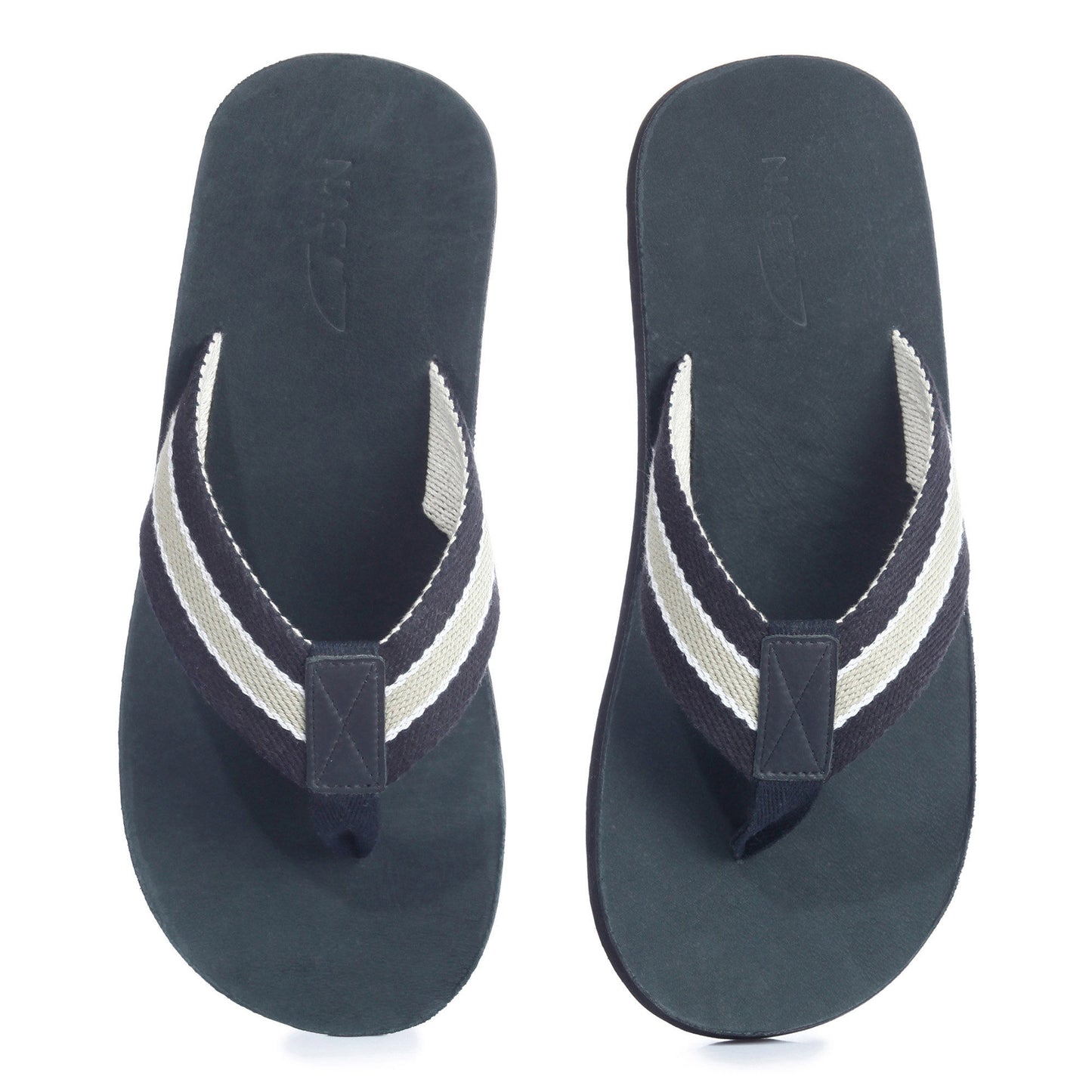 NAGA CROSS-CONTINENT FLIPFLOPS (BLACK-OFF WHITE)