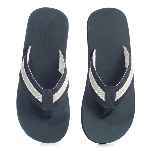 NAGA CROSS-CONTINENT FLIPFLOPS (BLACK-OFF WHITE)