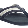 NAGA CROSS-CONTINENT FLIPFLOPS (BLACK-OFF WHITE)