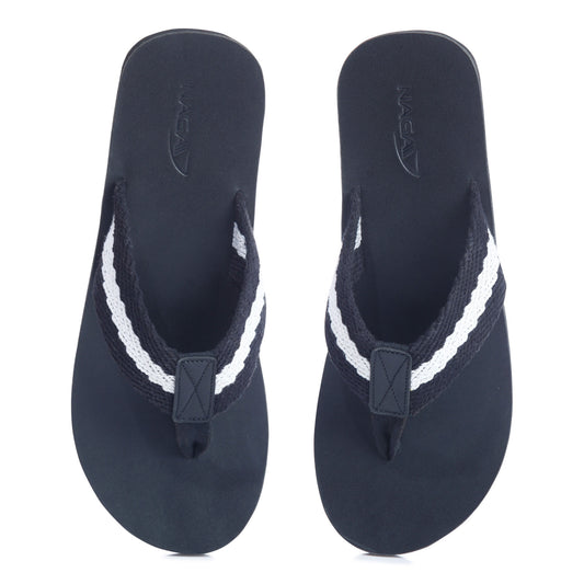 NAGA CROSS-CONTINENT FLIPFLOPS (BLACK-WHITE)