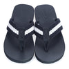 NAGA CROSS-CONTINENT FLIPFLOPS (BLACK-WHITE)