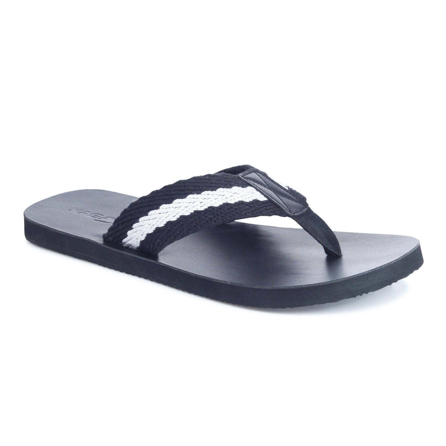 NAGA CROSS-CONTINENT FLIPFLOPS (BLACK-WHITE)