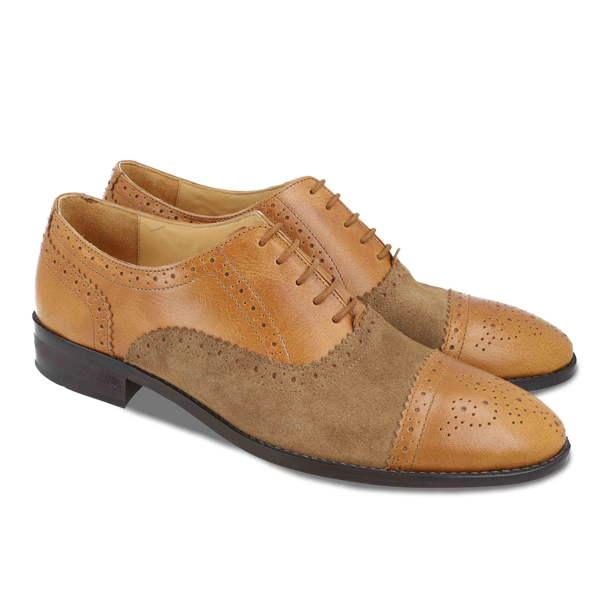 Naga Neutan Brogue Oxford Shoes