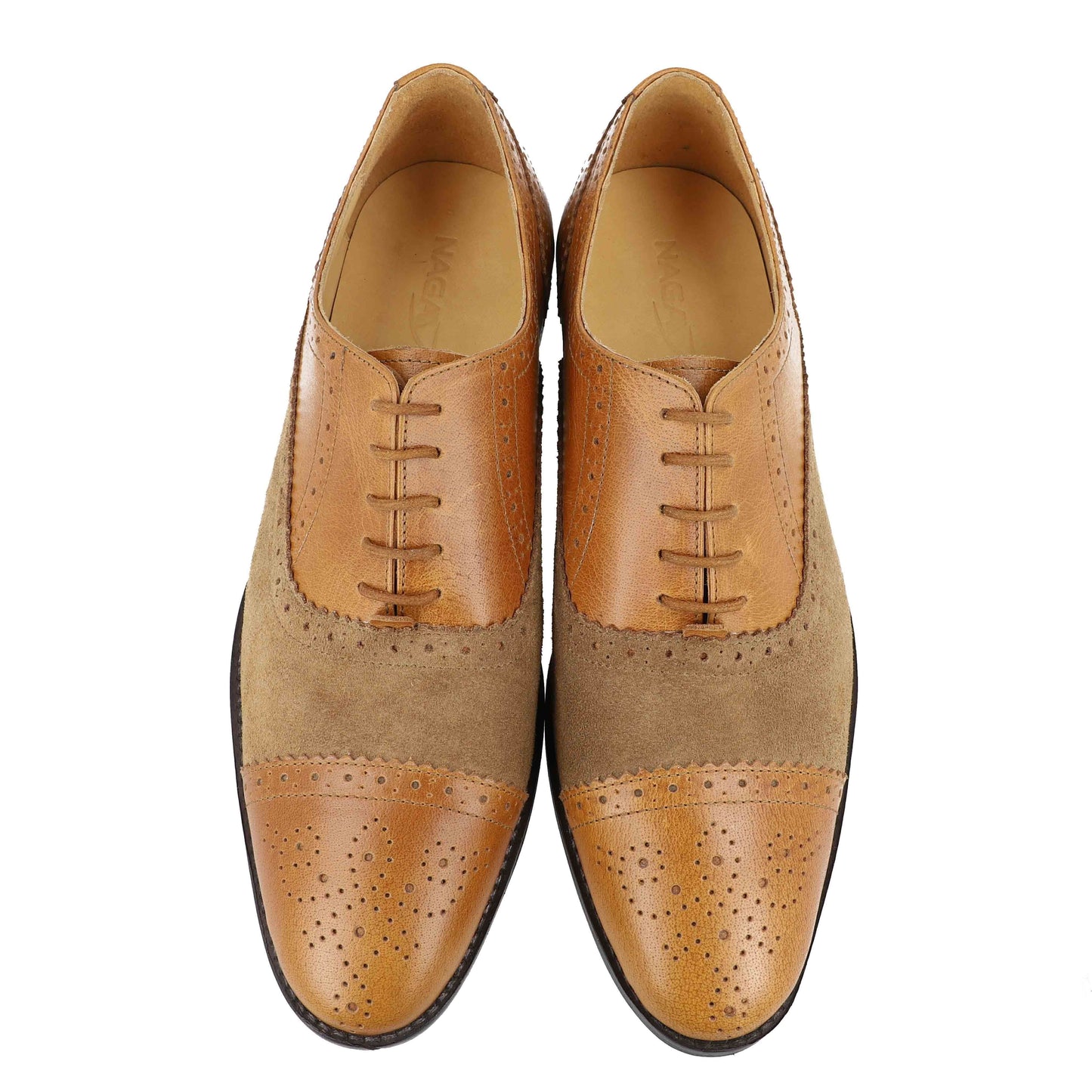 Naga Neutan Brogue Oxford Shoes