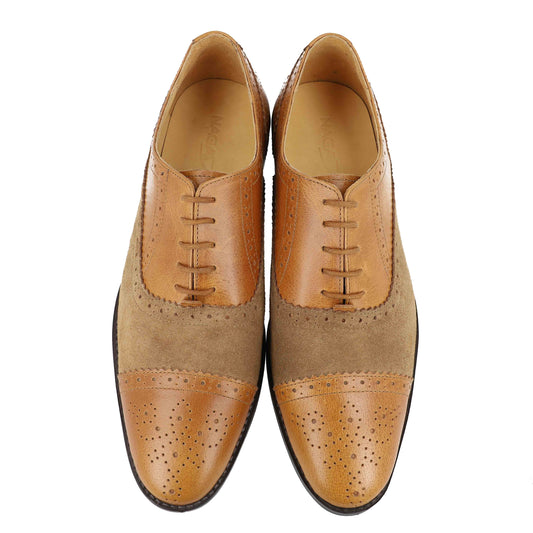 Naga Neutan Brogue Oxford Shoes