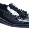 GLOSSY PATENT MEN'S LOAFER WITH TASSELS