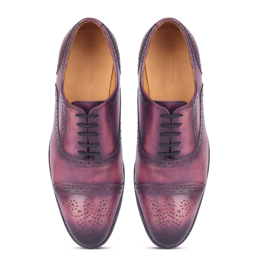 Monarch Oxford Shoes (Purple)