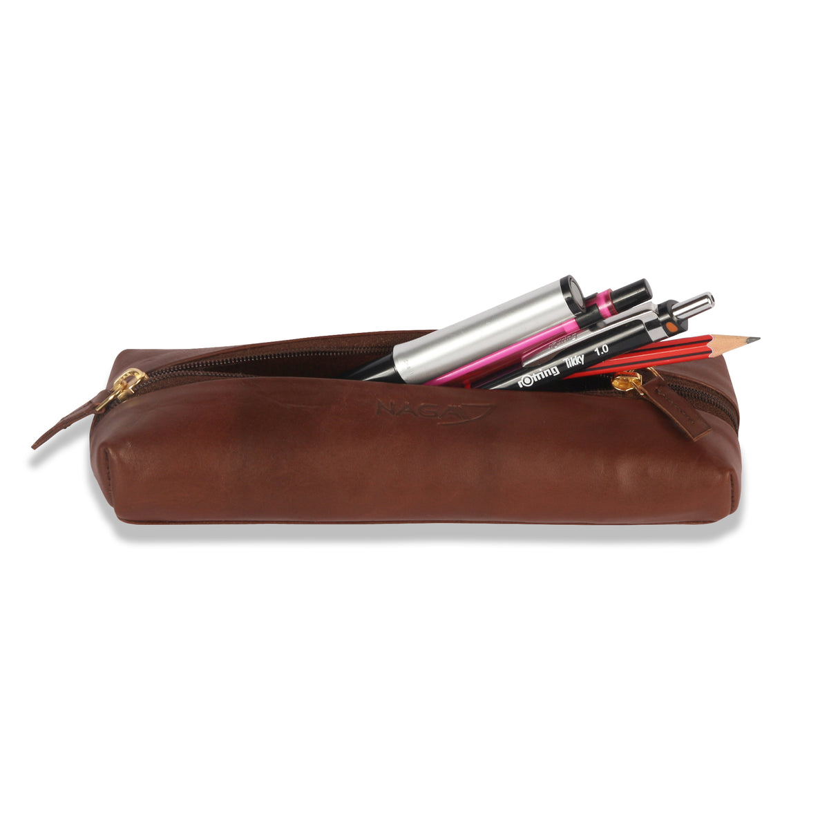 Executives Leather Stationery Pouches (Brown)
