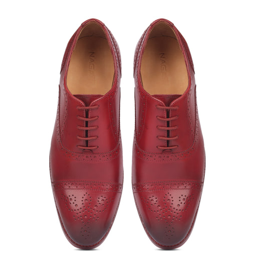 REDOX OXFORD SHOES (CRIMSON RED)