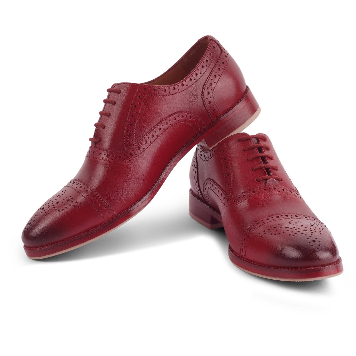 REDOX OXFORD SHOES (CRIMSON RED)