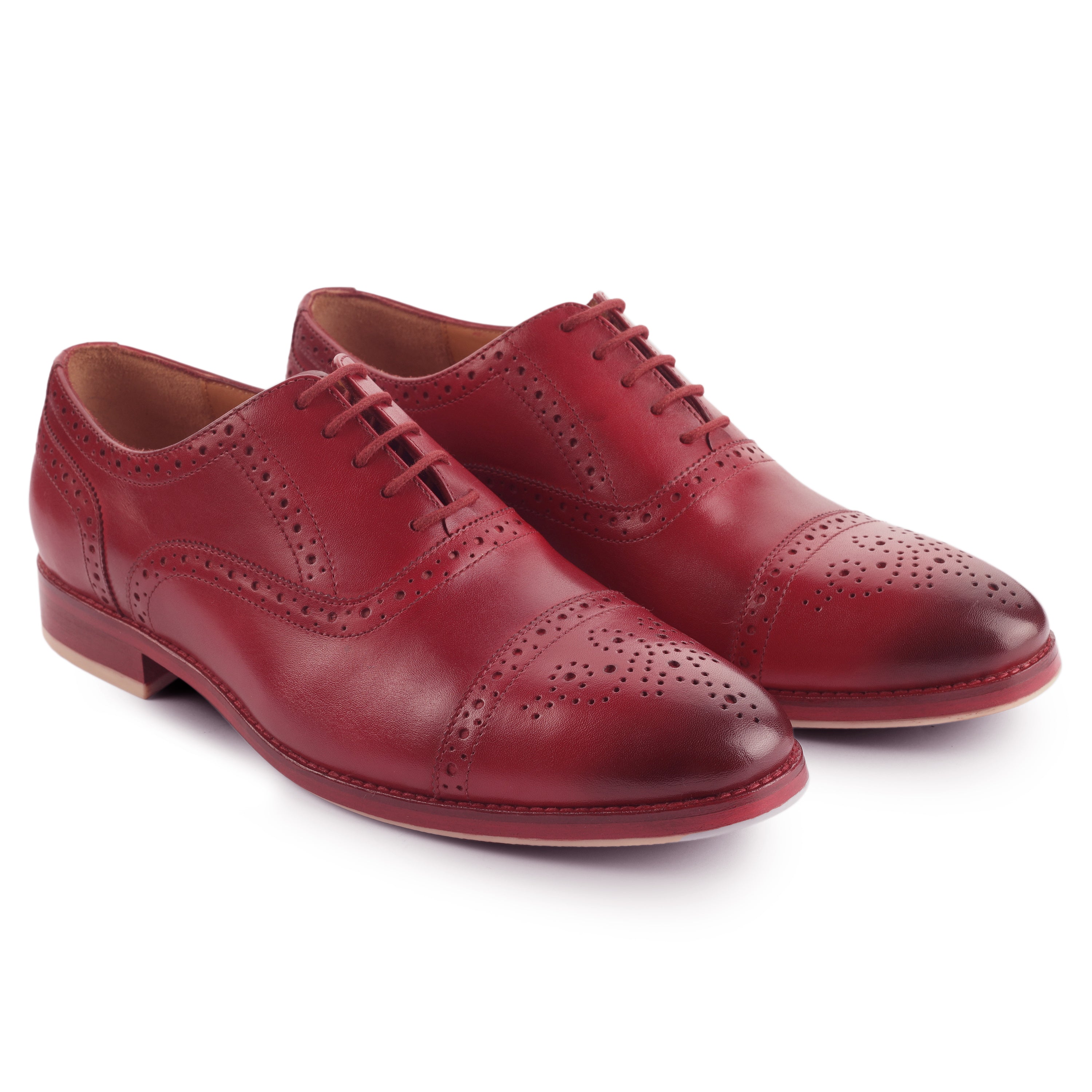 REDOX OXFORD SHOES (CRIMSON RED) – Naga Designs