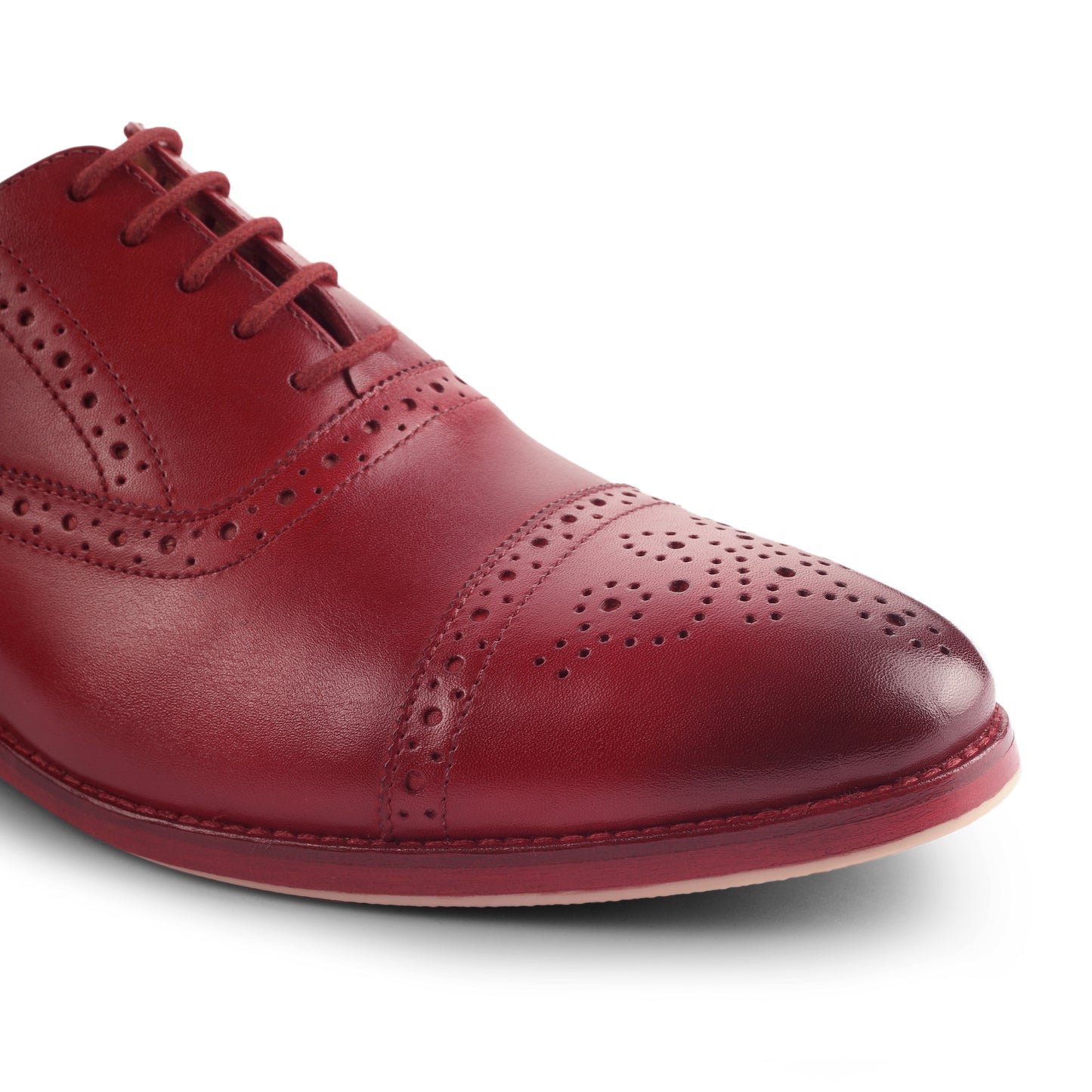 REDOX OXFORD SHOES (CRIMSON RED)