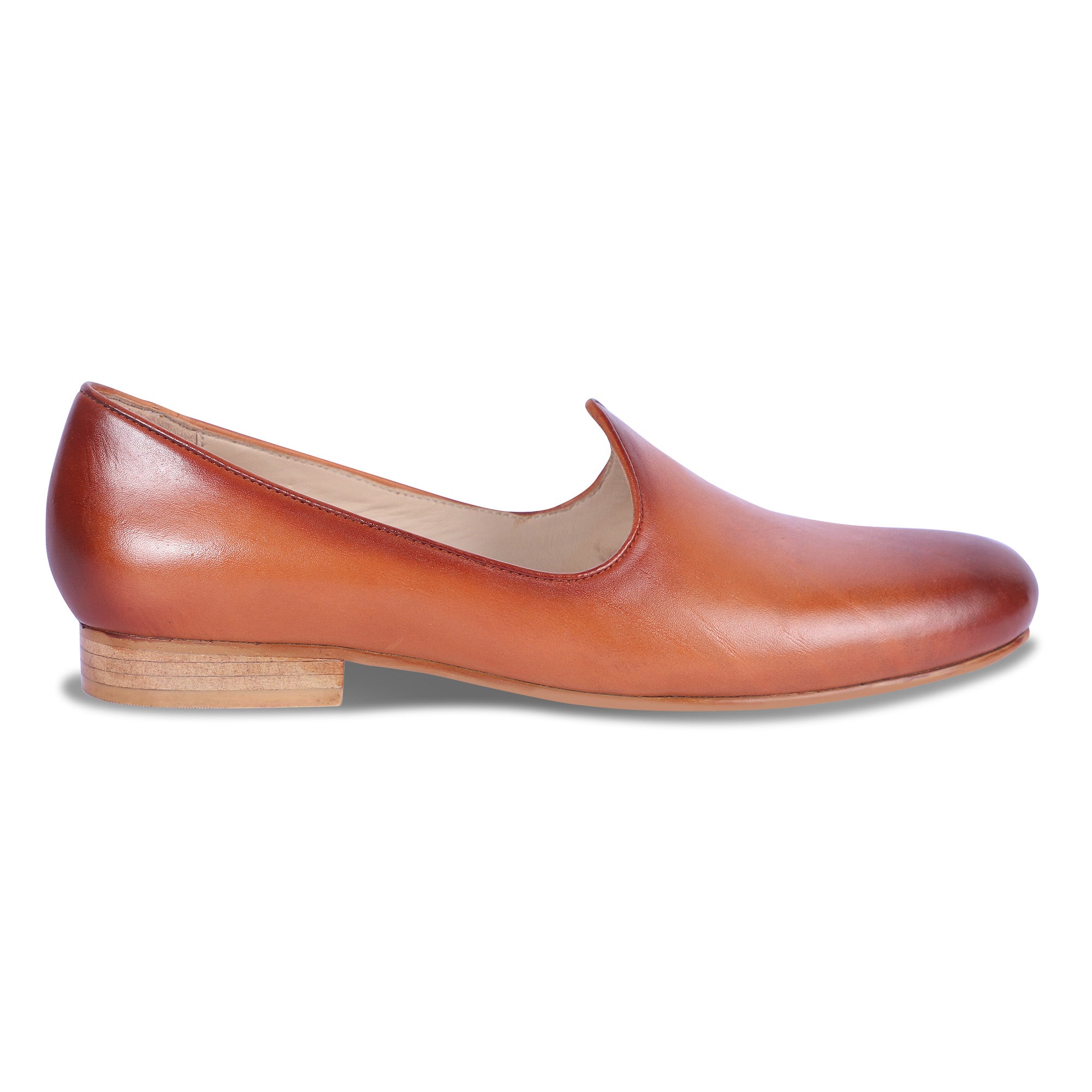 MAHARAJA MEN'S LEATHER JUTTI (TAN)