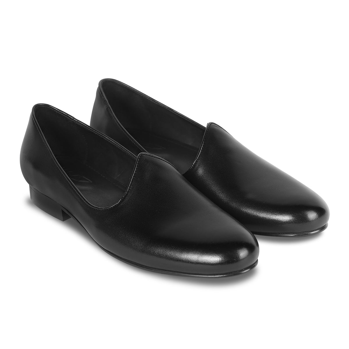 MAHARAJA MEN'S LEATHER JUTTI (BLACK)