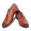 CLASSIC CRAFT OXFORD SHOES (TAN)